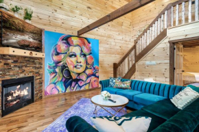 SmokiesBoutiqueCabins would love to host you at Dolly's Cute Cabin! 4 Suites with Private Bathrooms - Hot Tub, Fire Pit, Game Room, Resort Pool open Memorial Day through Labor Day!